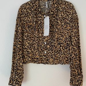 ZARA Leopard Blouse / Top